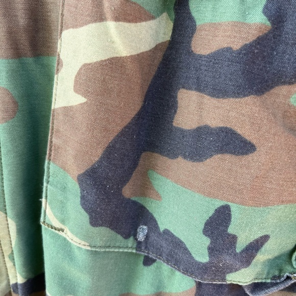Vintage Men’s Special Forces Field Jacket Medium Long Camo Cold Weather Coat - Picture 4 of 10